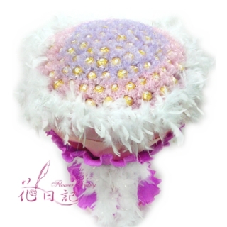 花店熱銷 天使祝福~99朵金莎花束