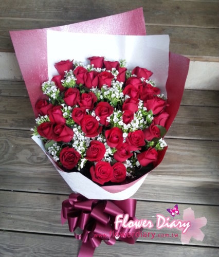 求婚熱銷 摯愛一生 33朵紅玫瑰花束