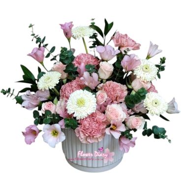 台北花店 花日記嚴選 夢幻 精緻桌花禮